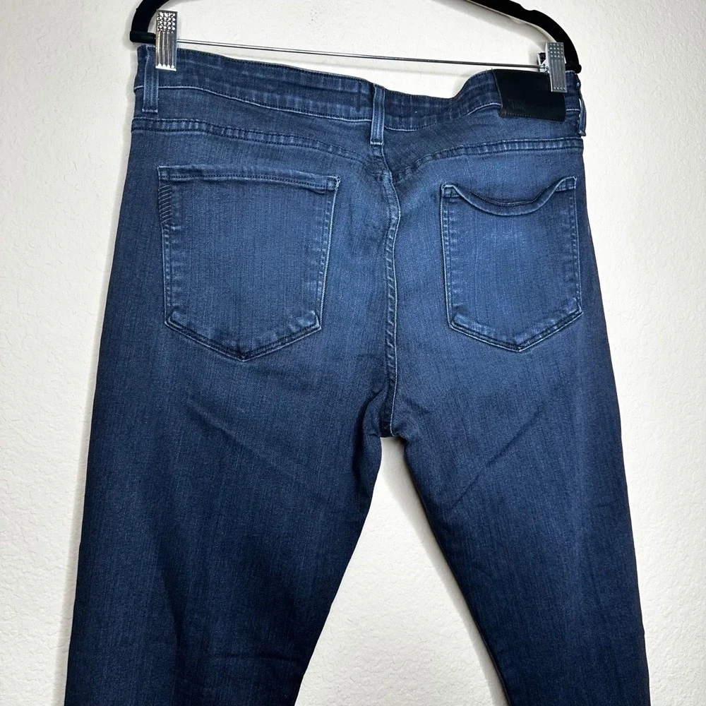 PAIGE Federal Slim Straight Leg Jeans Mens 33 Dark Indigo Wash Made in USA